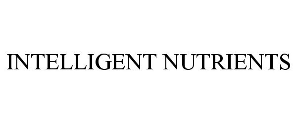 INTELLIGENT NUTRIENTS