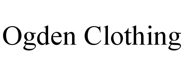  OGDEN CLOTHING