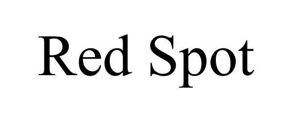 Trademark Logo RED SPOT