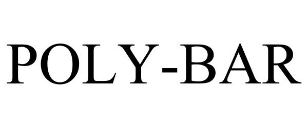 Trademark Logo POLY-BAR