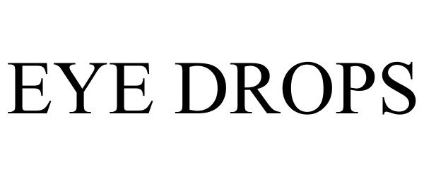 Trademark Logo EYE DROPS