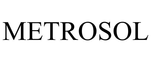 Trademark Logo METROSOL