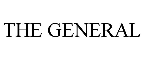 Trademark Logo THE GENERAL