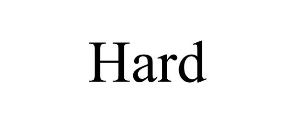 Trademark Logo HARD