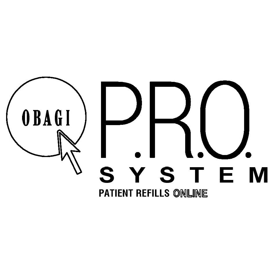  OBAGI P.R.O. SYSTEM PATIENT REFILLS ONLINE