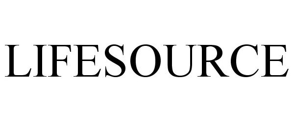 Trademark Logo LIFESOURCE