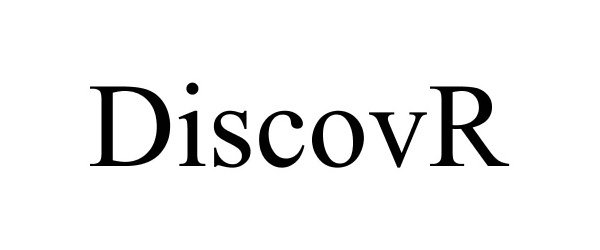 Trademark Logo DISCOVR