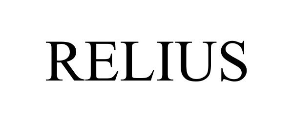 Trademark Logo RELIUS