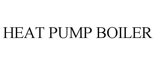 Trademark Logo HEAT PUMP BOILER