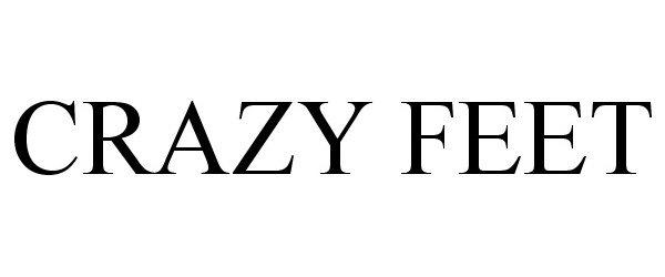 Trademark Logo CRAZY FEET