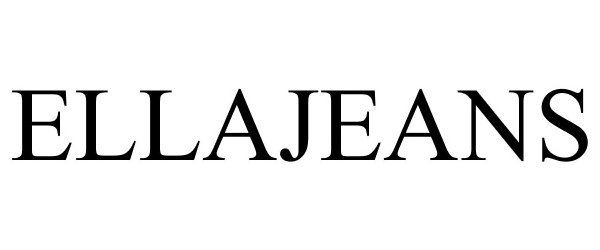 Trademark Logo ELLAJEANS