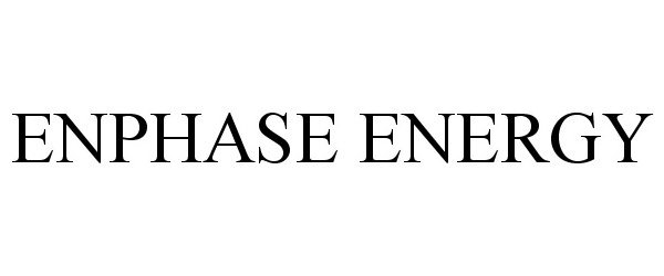 ENPHASE ENERGY