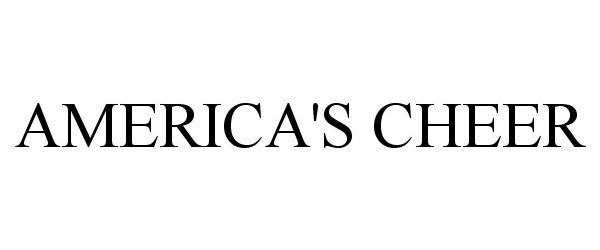Trademark Logo AMERICA'S CHEER