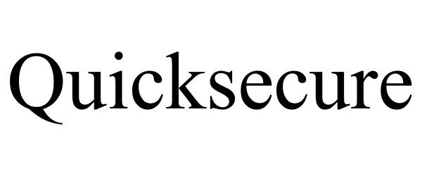 Trademark Logo QUICKSECURE