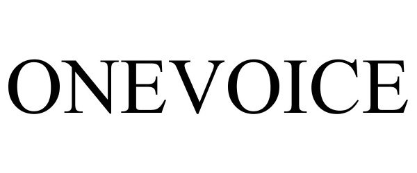 Trademark Logo ONEVOICE