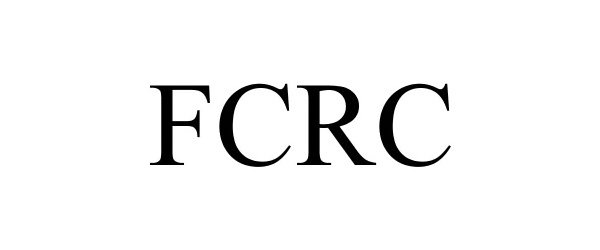 Trademark Logo FCRC