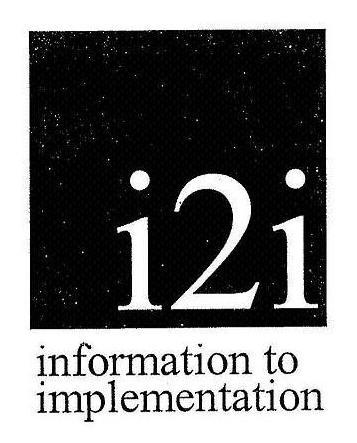  I2I INFORMATION TO IMPLEMENTATION