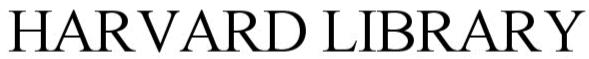 Trademark Logo HARVARD LIBRARY