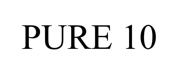 Trademark Logo PURE 10