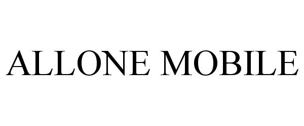 Trademark Logo ALLONE MOBILE