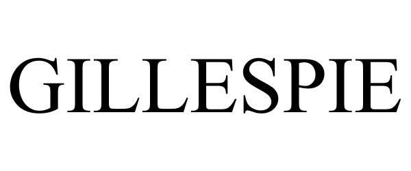 Trademark Logo GILLESPIE