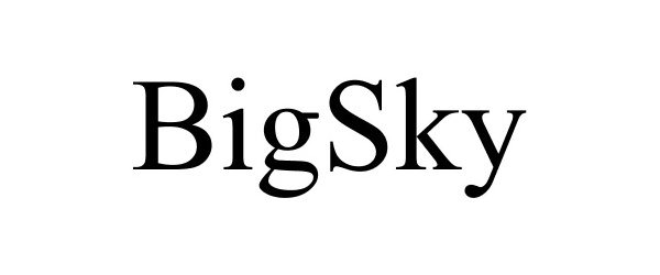 Trademark Logo BIGSKY
