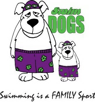 Trademark Logo SWIM DOGS SWIMMING IS A FAMILY SPORT