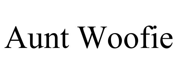 Trademark Logo AUNT WOOFIE