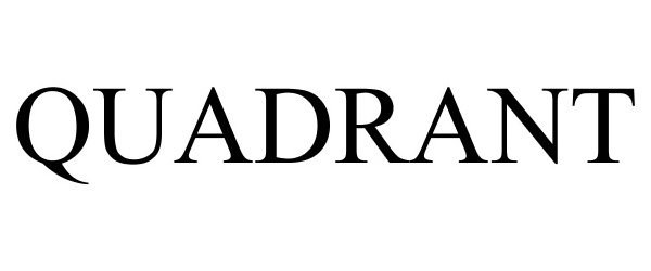 Trademark Logo QUADRANT