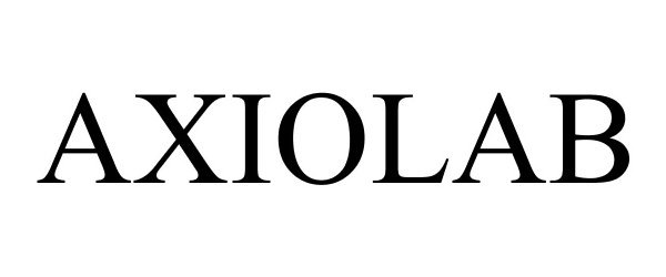 Trademark Logo AXIOLAB