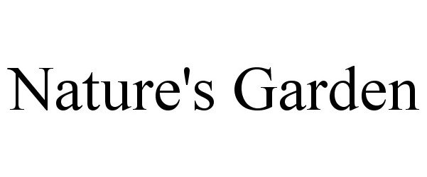 Trademark Logo NATURE'S GARDEN