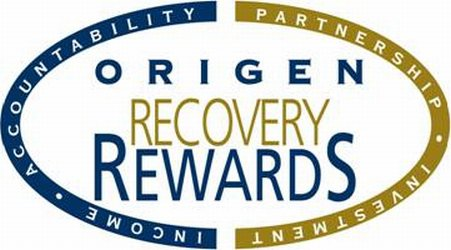 Trademark Logo ORIGEN RECOVERY REWARDS INCOME ACCOUNTABILITY PARTNERSHIP INVESTMENT