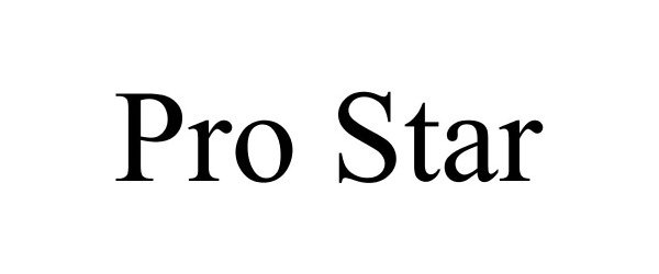 Trademark Logo PRO STAR