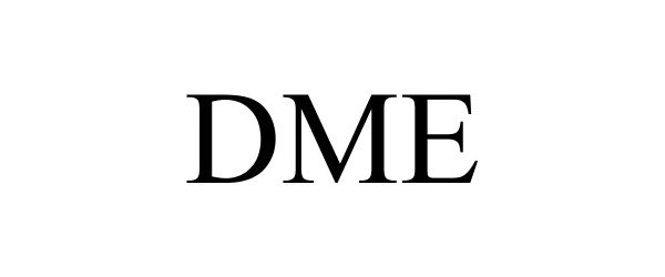 Trademark Logo DME
