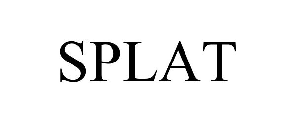 Trademark Logo SPLAT