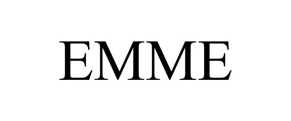 Trademark Logo EMME