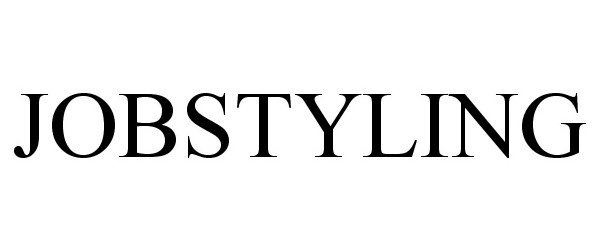 Trademark Logo JOBSTYLING