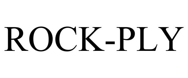 Trademark Logo ROCK-PLY