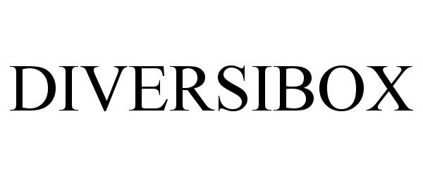 Trademark Logo DIVERSIBOX