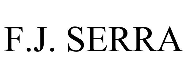 Trademark Logo F.J. SERRA