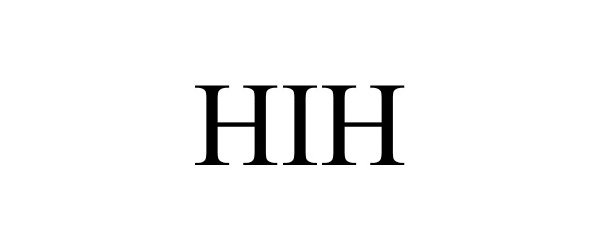 Trademark Logo HIH