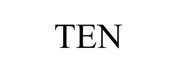 Trademark Logo TEN