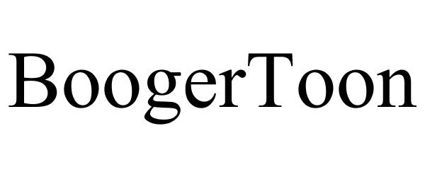Trademark Logo BOOGERTOON