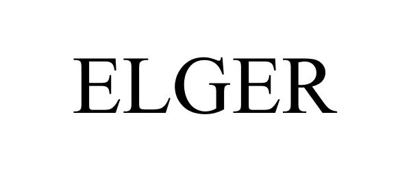 Trademark Logo ELGER