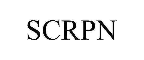 Trademark Logo SCRPN