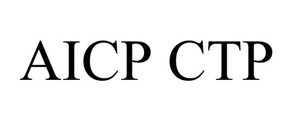 Trademark Logo AICP CTP