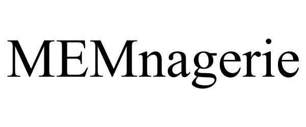 Trademark Logo MEMNAGERIE