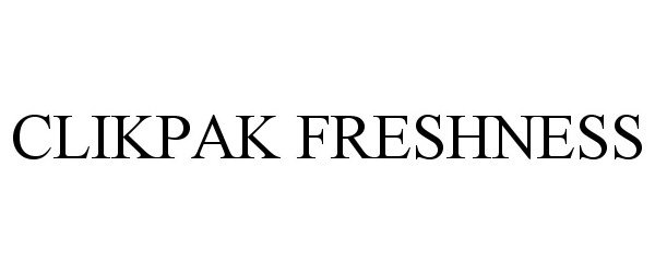  CLIKPAK FRESHNESS