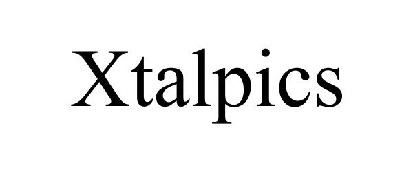 Trademark Logo XTALPICS