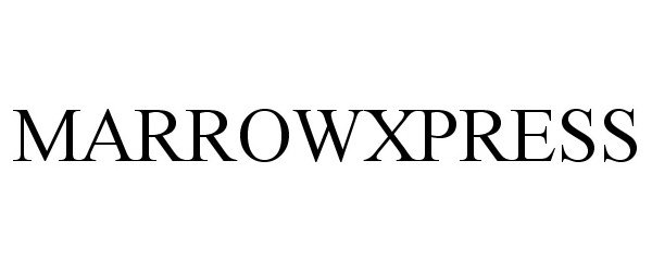 Trademark Logo MARROWXPRESS